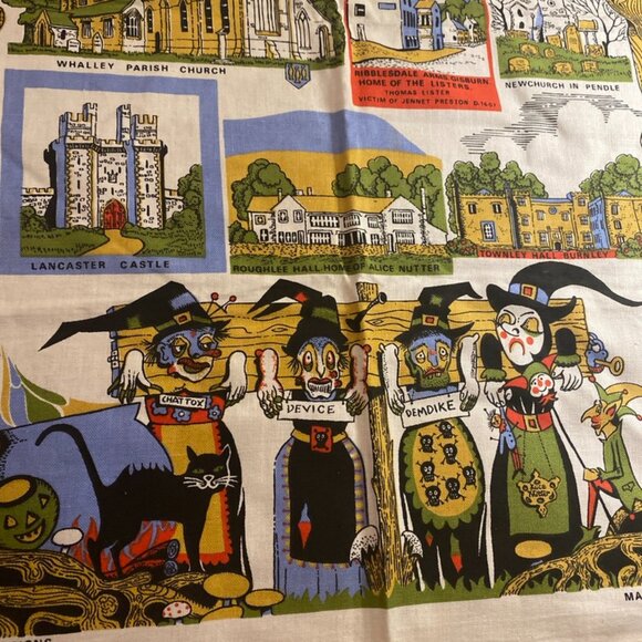 80s Pendle Witch Country Kitchen Towel by Monitor Designs - Picture 2 of 11